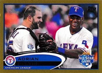 2012 Topps Update - Gold #US220 Adrian Beltre Front