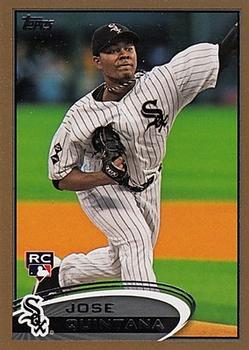 2012 Topps Update - Gold #US257 Jose Quintana Front