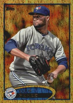 2012 Topps Update - Gold Sparkle #US8 Luis Perez Front