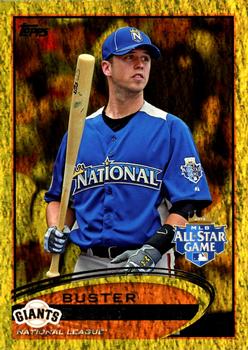 2012 Topps Update - Gold Sparkle #US21 Buster Posey Front