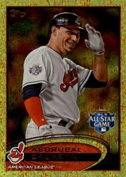 2012 Topps Update - Gold Sparkle #US48 Asdrubal Cabrera Front