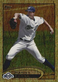 2012 Topps Update - Gold Sparkle #US51 Manny Parra Front