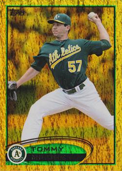 2012 Topps Update - Gold Sparkle #US132 Tommy Milone Front