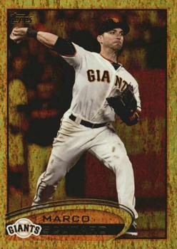 2012 Topps Update - Gold Sparkle #US160 Marco Scutaro Front