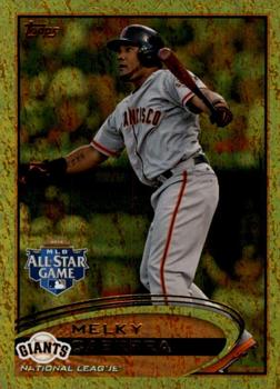 2012 Topps Update - Gold Sparkle #US164 Melky Cabrera Front