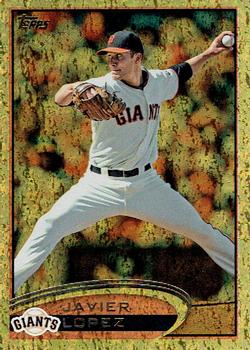 2012 Topps Update - Gold Sparkle #US174 Javier Lopez Front