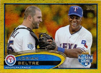 2012 Topps Update - Gold Sparkle #US220 Adrian Beltre Front