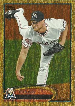 2012 Topps Update - Gold Sparkle #US252 Chad Gaudin Front