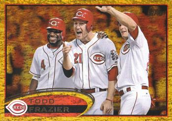 2012 Topps Update - Gold Sparkle #US275 Todd Frazier Front