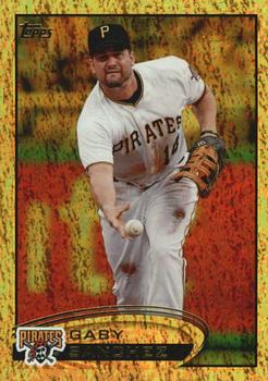2012 Topps Update - Gold Sparkle #US298 Gaby Sanchez Front