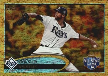 2012 Topps Update - Gold Sparkle #US305 David Price Front