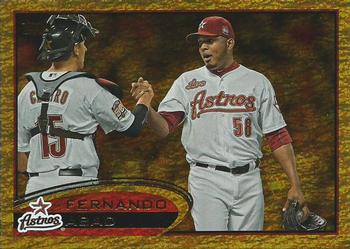 2012 Topps Update - Gold Sparkle #US323 Fernando Abad Front