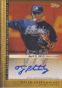 2012 Topps Update - Golden Debut Autographs #GDA-TP Tyler Pastornicky Front
