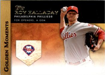 2012 Topps Update - Golden Moments #GM-U33 Roy Halladay Front
