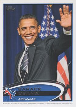 2012 Topps Update - Obama Presidential Predictor #PPO-4 Barack Obama Front