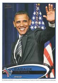 2012 Topps Update - Obama Presidential Predictor #PPO-12 Barack Obama Front