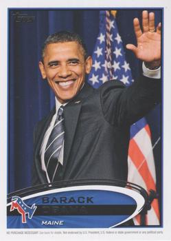 2012 Topps Update - Obama Presidential Predictor #PPO-19 Barack Obama Front