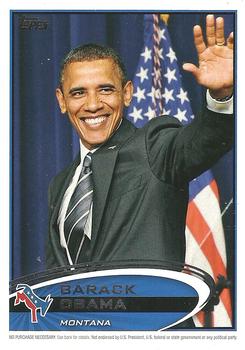 2012 Topps Update - Obama Presidential Predictor #PPO-26 Barack Obama Front