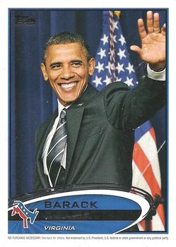 2012 Topps Update - Obama Presidential Predictor #PPO-46 Barack Obama Front