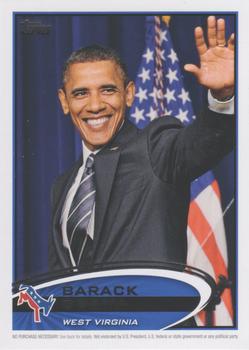 2012 Topps Update - Obama Presidential Predictor #PPO-48 Barack Obama Front