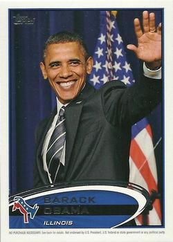 2012 Topps Update - Obama Presidential Predictor #PPO-13 Barack Obama Front