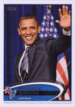 2012 Topps Update - Obama Presidential Predictor #PPO-14 Barack Obama Front