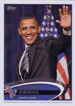 2012 Topps Update - Obama Presidential Predictor #PPO-20 Barack Obama Front
