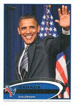 2012 Topps Update - Obama Presidential Predictor #PPO-6 Barack Obama Front