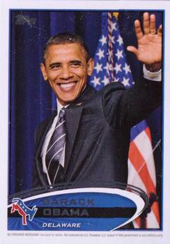 2012 Topps Update - Obama Presidential Predictor #PPO-8 Barack Obama Front