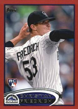 2012 Topps Update - Target Red Border #US20 Christian Friedrich Front