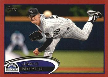 2012 Topps Update - Target Red Border #US46 Jamie Moyer Front