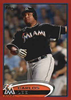 2012 Topps Update - Target Red Border #US83 Carlos Lee Front