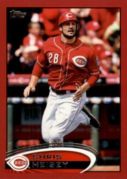 2012 Topps Update - Target Red Border #US309 Chris Heisey Front