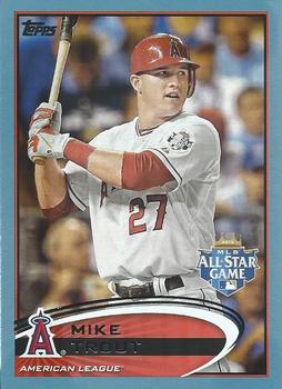 2012 Topps Update - Walmart Blue Border #US144 Mike Trout Front