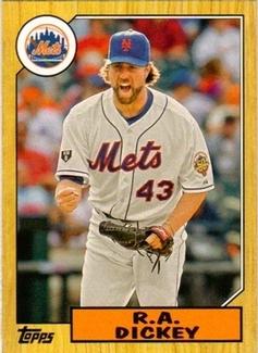 2012 Topps Update - 1987 Topps Minis #TM-143 R.A. Dickey Front