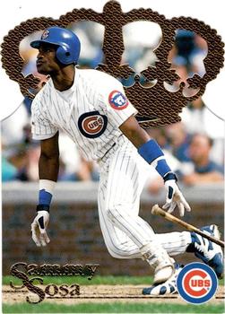 1996 Pacific Crown Collection - Gold Crown Die Cut #DC-14 Sammy Sosa Front
