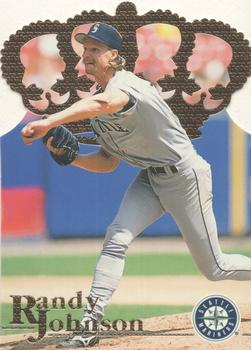 1996 Pacific Crown Collection - Gold Crown Die Cut #DC-33 Randy Johnson Front