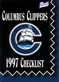 1997 Best Columbus Clippers #1 Team Logo Front