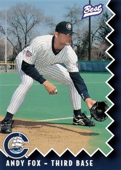 1997 Best Columbus Clippers #13 Andy Fox Front