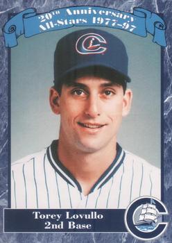 1997 Columbus Clippers 20th Anniversary #16 Torey Lovullo Front
