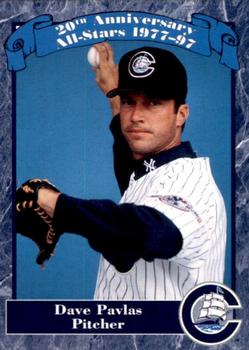 1997 Columbus Clippers 20th Anniversary #23 Dave Pavlas Front