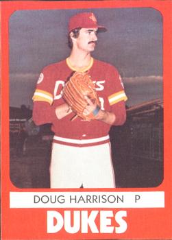 1980 TCMA Albuquerque Dukes #9 Doug Harrison Front
