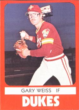 1980 TCMA Albuquerque Dukes #13 Gary Weiss Front