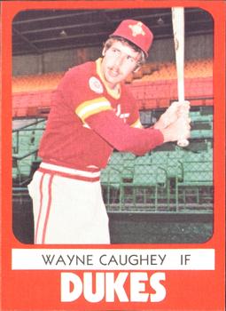 1980 TCMA Albuquerque Dukes #18 Wayne Caughey Front