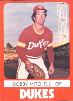 1980 TCMA Albuquerque Dukes #20 Bobby Mitchell Front