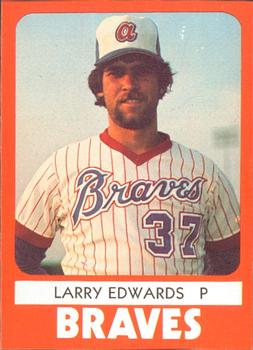 1980 TCMA Anderson Braves #5 Larry Edwards Front