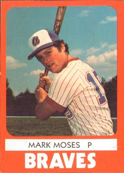 1980 TCMA Anderson Braves #13 Mark Moses Front