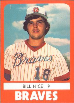 1980 TCMA Anderson Braves #14 Bill Nice Front