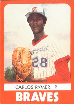 1980 TCMA Anderson Braves #16 Carlos Rymer Front
