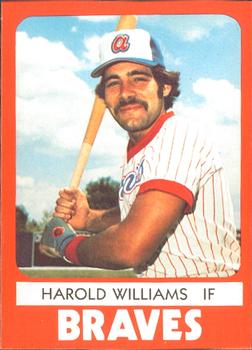 1980 TCMA Anderson Braves #25 Harold Williams Front